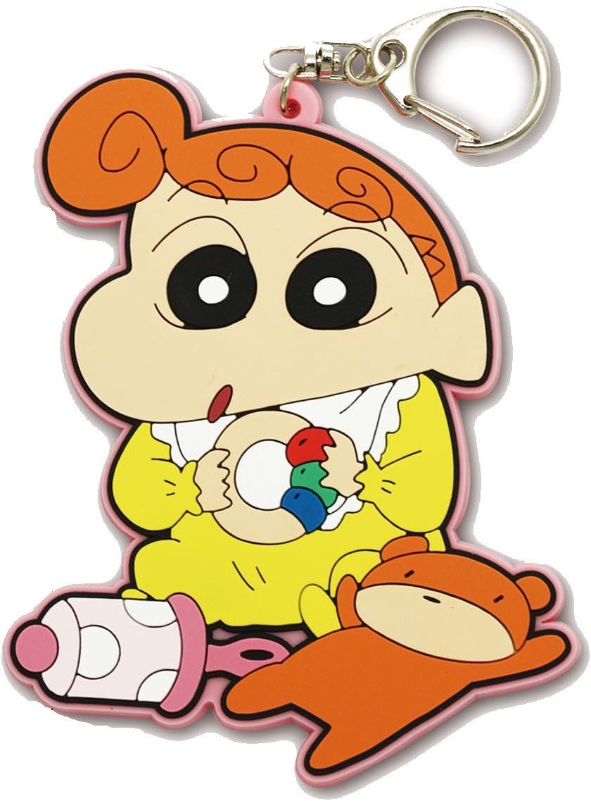 クレヨンしんちゃん ラバーキーホルダー ひまわり アニメ 萌えグッズ 通販 Amazon