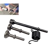 Hanperal 3Pcs Smoothing Pneumatic Air Hammer Pneumatic Chisel bit Set