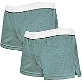 Soffe Womens Fashion Authentic Cheer Active Shorts - 2 Packs