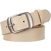 SUOSDEY Women Belts For Jeans Dresses Pants Ladies Leather Waist Belt with Elegant Buckle, Width 1.3"