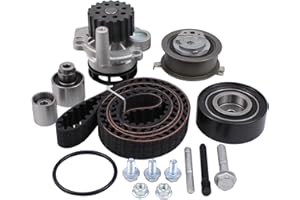 ApplianPar Water Pump Timing Belt kit for VW Beetle TDI 2013-15, Golf TDI 10-2014, Jetta 2.0 Diesel 2009-14, Audi A3 2.0 TDI 2010-13