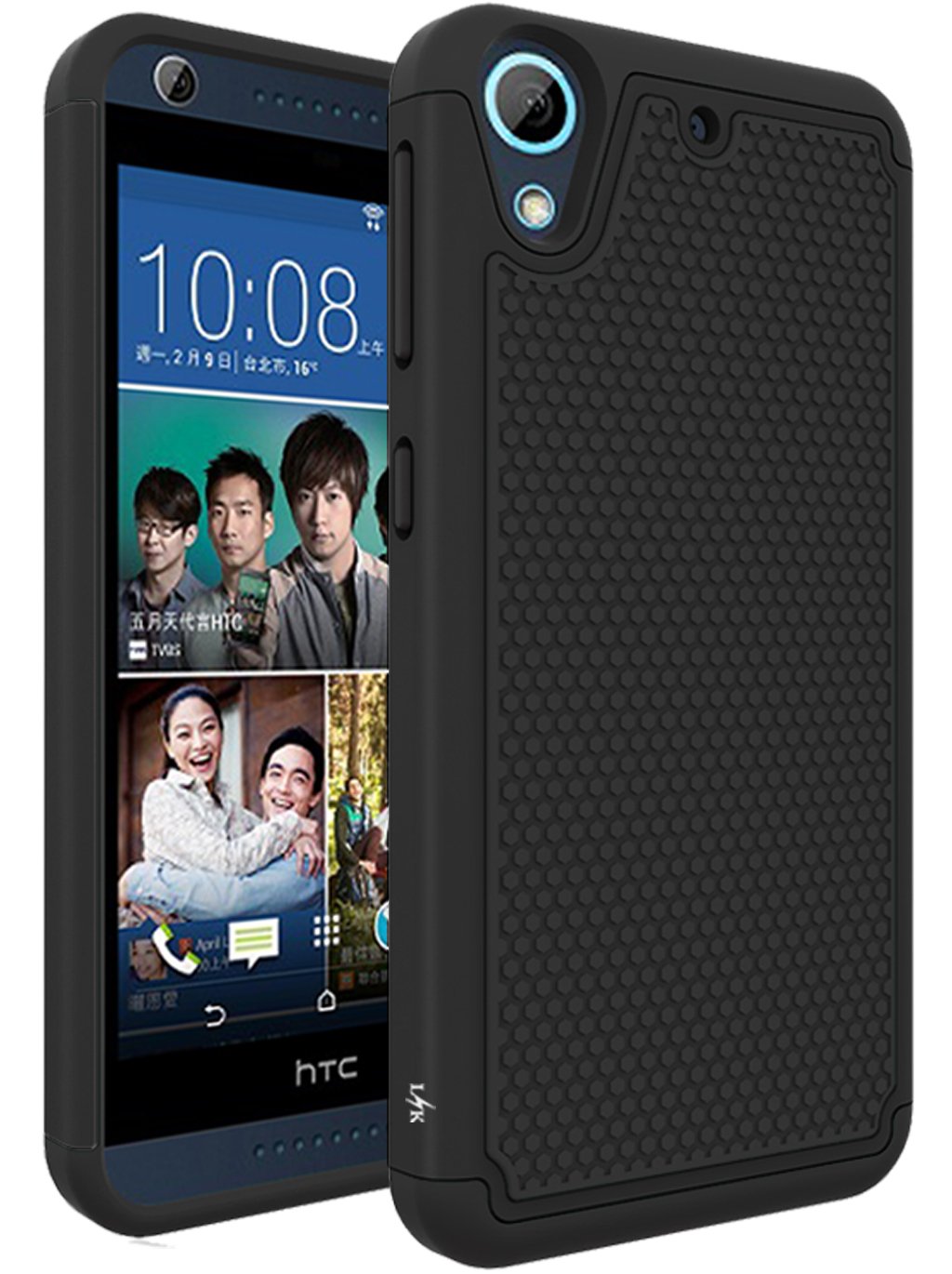 LK Case For HTC Desire 626 / 626s, [Shockproof] Hybrid Dual Layer Armor