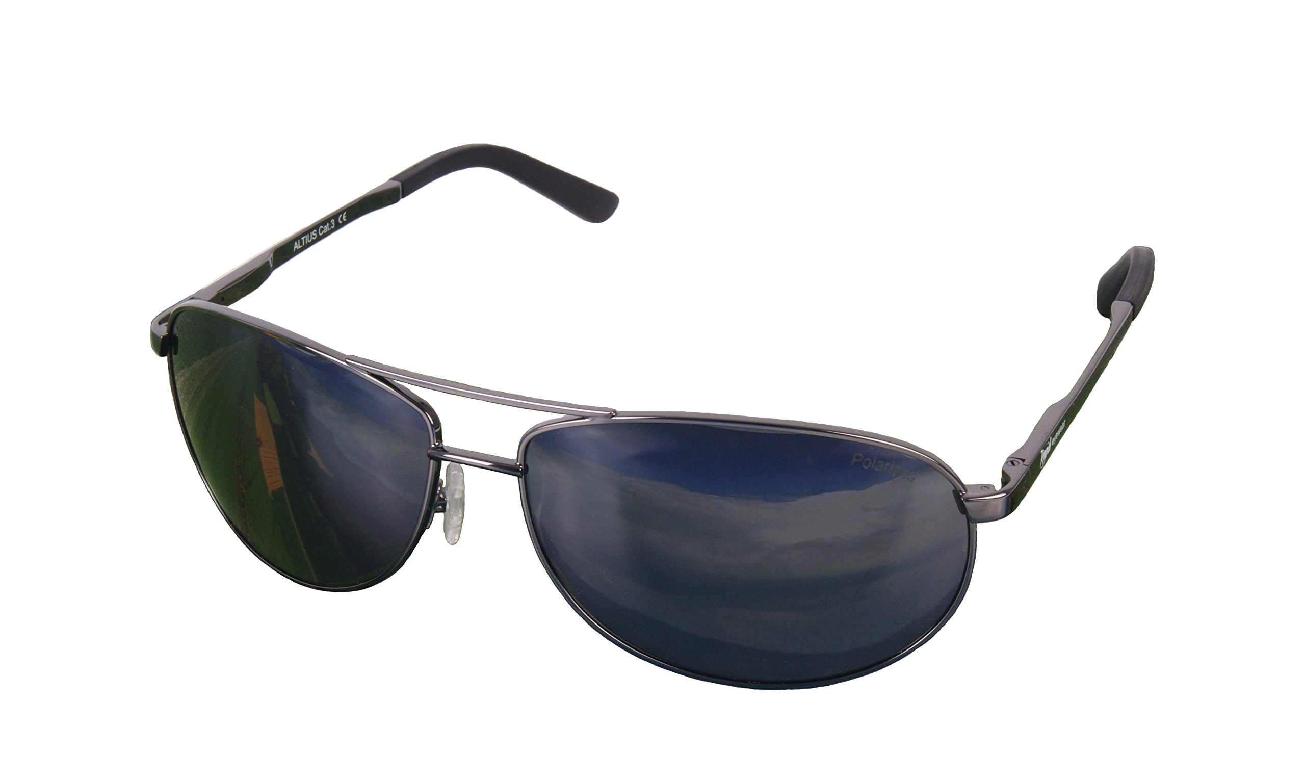Rapid Eyewear Altius POLARISED AVIATION SUNGLASSES for Men & Women With Multi-Layer Mirrored Lens. Glasses For Driving, Shooting, Cycling, Fishing etc. Wrap Around