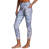 RBX Activewear Women's Yoga Leggings with Pockets, 7/8 Legging with Mesh Ankle Length Workout Pants Squat Proof Tights