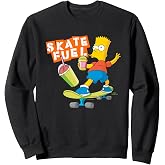 The Simpsons Bart Simpson Skate Fuel Skateboard Squishee Sweatshirt