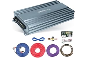 Seventour AMP-D4 1000 Watts Full-Range Class A/B Car Audio Amplifier 4 Channel, Car Stereo Speaker Amp