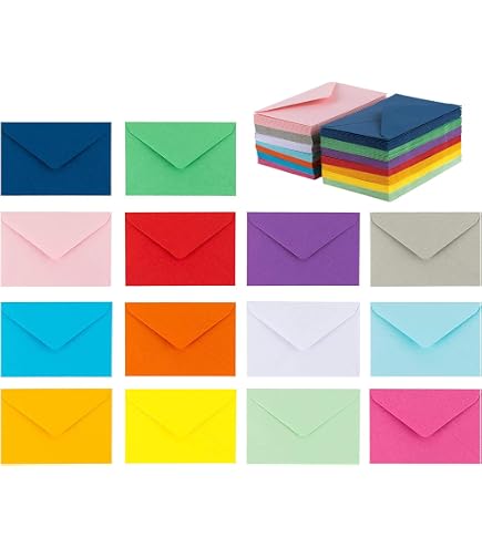 PATIKIL 10-Pack Black Blank Invitation Envelopes - 6.3 X 4.3 Inches, Sturdy Cardboard