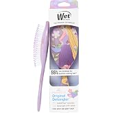 Wet Brush Disney Princess Rapunzel Original Detangler Hair Brush, Pain-Free Knot Removal, Flexible Bristles Detangle Wet or Dry Strands, Works on All Hair Types, Ergonomic Handle, Reduces Breakage