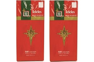 Brite Star 500 Strand Icicles Tinsel, (Set of 2), Gold