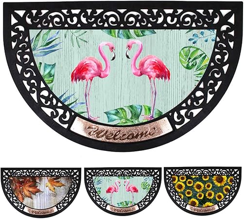Amazon Com Half Round Fall Welcome Doormat Door Mat For Entry