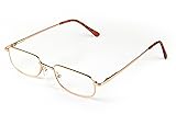 Optx 20/20 Myth Reading Glasses, Gold, 200
