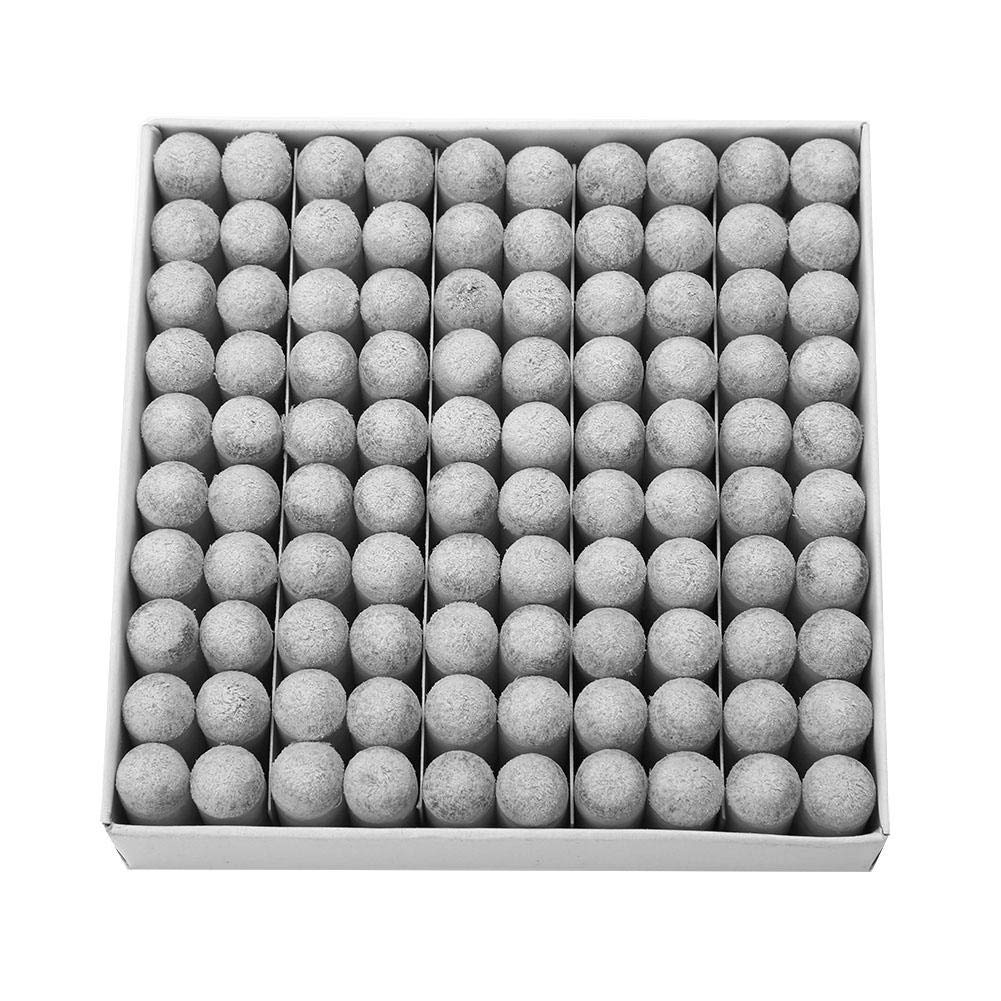 VOBOR Durable Plastic Billiard Replacement Pool Cue Tips(100 pcs)(13mm)