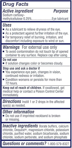 THERATEARS LUBRICANT EYE DROPS, 0.5-OUNCE BOTTLE