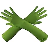 Howriis Women's and Men's Spandex Costume Gloves 15" Elbow Length Halloween Cosplay Party Gloves