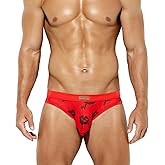 Arjen Kroos Men Sexy Underwear Breathable Comfortable Mesh Briefs