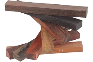 DOITOOL 8pcs Wood Blank Pen for Woodturning Pen Making Supplies Diy Craft Project