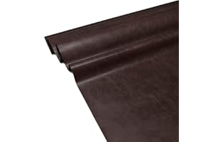 NPBAG Leather Repair Patch Kit 25 x 50 Inches, Self-Adhesive Leather Tape Upholstery Vinyl Sticker for Couches, Sofa, Furniture, Car Seats, Bags, Jackets (Crazy Horse)