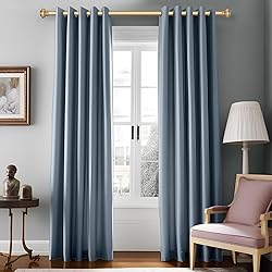 SIMEWIN Heavy Duty Curtain Rods for Windows 28 to
