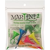 Martini 2” Golf Tees –Pack of 2 (12 Tees), Assorted