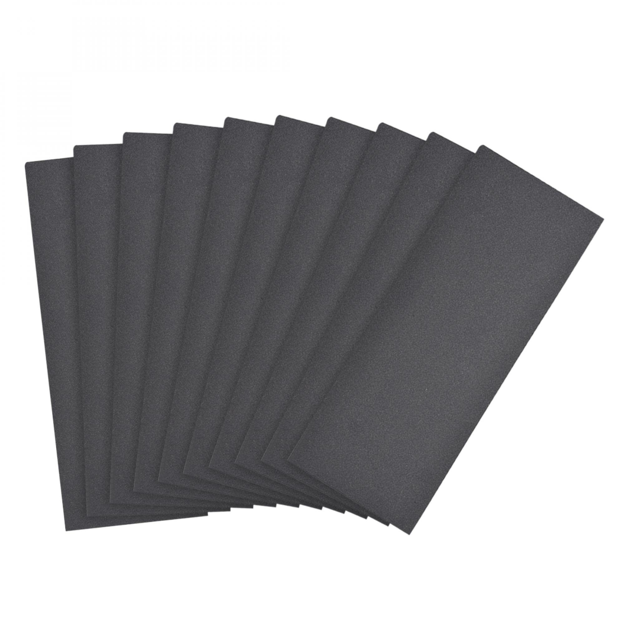 sourcing map 500 Grits Sanding Sheets 9-inch x 3.6-inch Wet Dry Silicon Carbide Sandpaper for Wood Furniture Metal Polishing 10pcs
