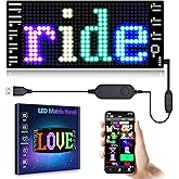 GOTUS LED Light Signs for Car,Programmable Flexible LED Sign,Bluetooth APP Control,Custom Text, Patterns, Animations