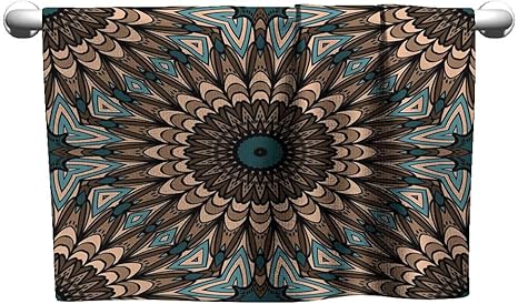 Amazon Co Jp バスタオル シームレス アールデコ 花柄 モダンスタイル 飾り カラー背景 壁紙カバー 本 布製スクラップブック 112用 タオル地 車用 W12 Xl28 30x70cm ホーム キッチン