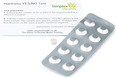 SimplexHealth Total Hardness Water Test Kit 10 Tablets YES/NO