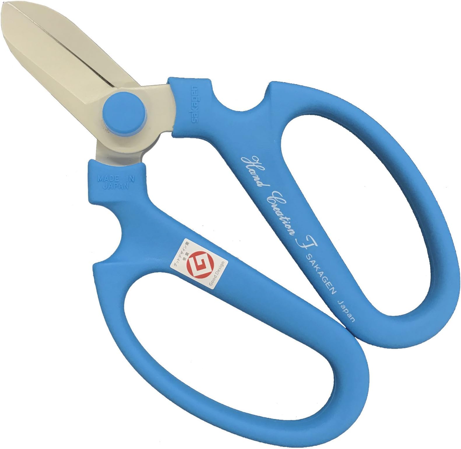 Sakagen Flower Scissors Hand Creation F-170 (Light Blue, 170mm)