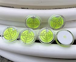 LAIESYA 3Pcs Circular Bubble Level Bullseye Degree