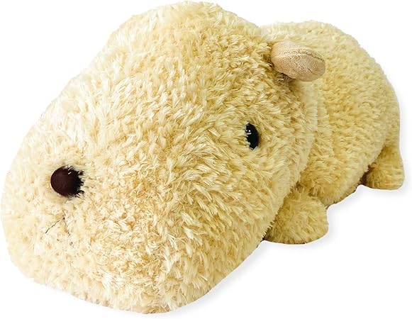 Amazon 伊豆シャボテン本舗 大きい ぬいぐるみ カピバラ 自宅で相席 特大 おもちゃ 抱き枕 長さ80cm ベージュ ぬいぐるみ おもちゃ