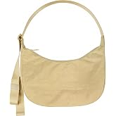 Medium Nylon Crossbody Crescent Bag: Slouchy Style Shoulder Casual with Adjustable Strap