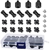 Frgyee 24 Pcs Camera Screw Adapter Set - 3/8 to 1/4, 1/4 to 3/8 Tripod Mount Converter for Camera, Monopod, Ballhead, Mic, Fl