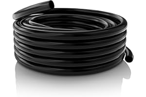 Alpine Corporation 100 Ft. PVC Tubing with 3/8" Inside Diameter for Ponds and Fountains, Black