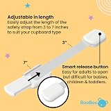 BooBoo Baby 4 Pack Child Proof Refrigerator Locks Adjustable 3-7in view 4