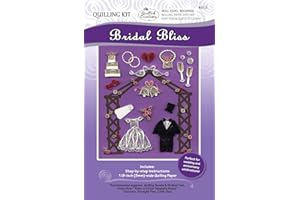 Quilled Creations 415 Quilling Kit Bridal Bliss, Multi