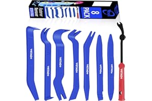 Wetado Trim Removal Tool, Car Upholstery Repair Kit, Car Door Audio Panel Trim Removal Set, Auto Clip Pliers 8PCS