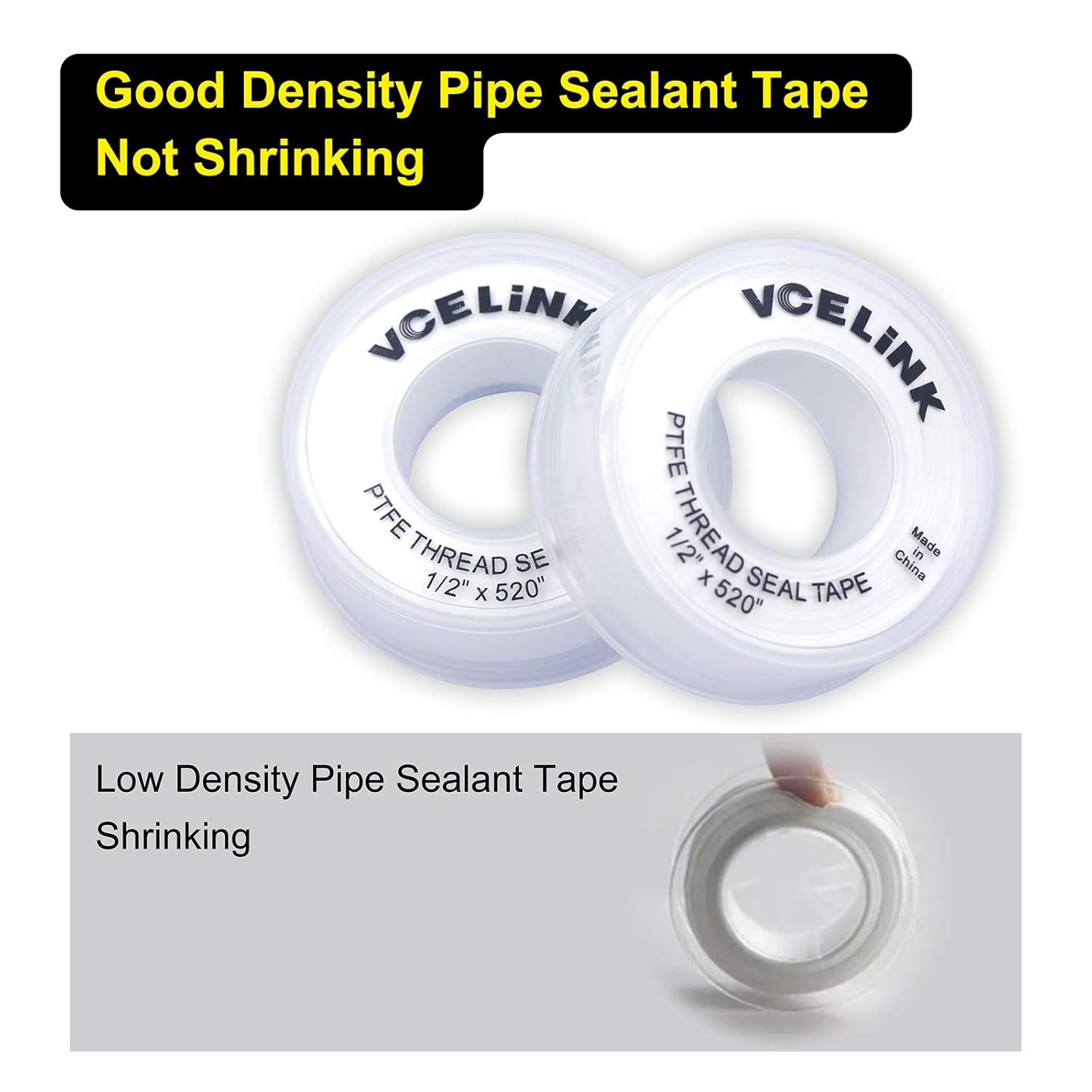 VCELINK 6 Unidades Cinta PTFE de Rosca Cinta Selladora de ...