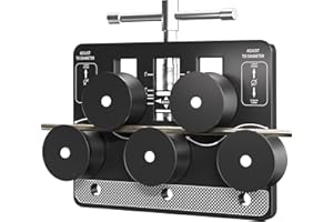 Wanfuder Tubing Straightener, Brake Line Straightener, Adjustable Tube Straightener Tool for 3/16"-1.0" Diameter Wire Straightener for Copper, Aluminum, Steel Pipe, Bent Tubes, Fuel Lines