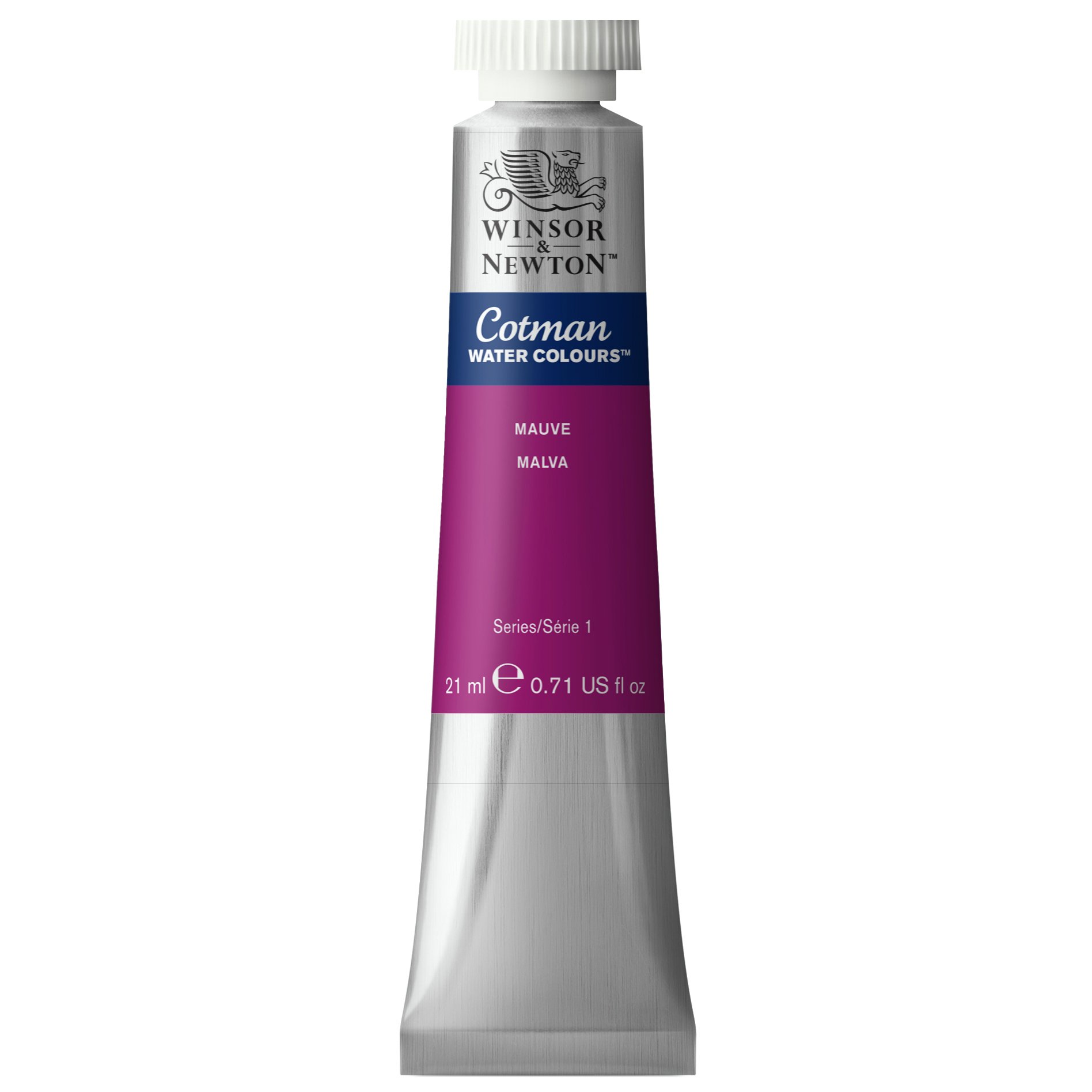 Winsor & Newton Cotman 21ml Water Colour Tube - Mauve, 0308398