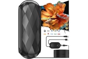 YINSHEEPQ7 1810+ Miles Range TV Antenna Indoor, Digital Antenna for Smart TVs, Outdoor TV Antenna Get Local Channels, Strongest HDTV Antenna with Signal Booster Amplifier-Support 8K 4K 1080p All TVs- 36FT Cable