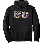 Dia De Los Muertos Coffee Cup Sugar Skull Day Of The Dead Pullover Hoodie