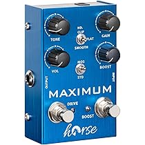 Amazon.com: Maximum Guitar Pedal, Overdrive Dual Channel