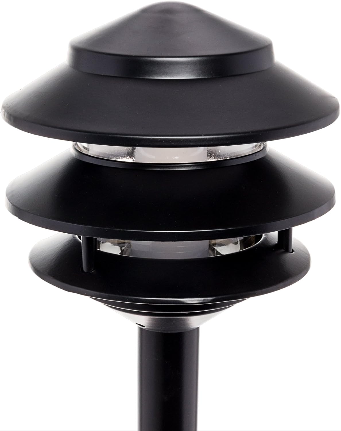 Westinghouse 8 Pack 2.4W Low Voltage LED Landscape Pathlight (Black