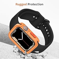 ZZDZZ Rugged Case Compatible with Apple Watch Case