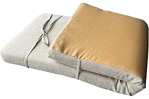 SAULA 36 x 12 Inches Piano Bench Cushions for Indoor Furniture with Ties Non Slip Kitchen Dining Room Bench seat Cushion for Show Storage, Window, Settee, Ottoman pad, Beige