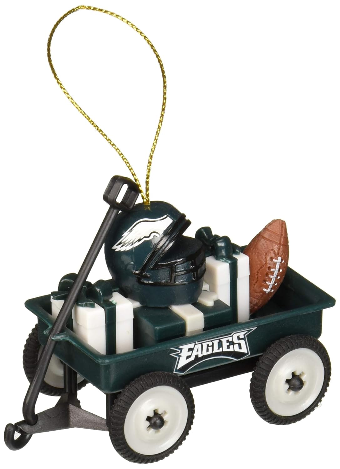 Team Sports America 3OT3823WGN Philadelphia Eagles Team Wagon Ornament