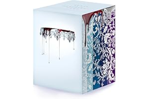 Red Queen 10th Anniversary Deluxe 5-book Box Set with stenciled edges: Red Queen, Glass Sword, King's Cage, War Storm, Broken Throne