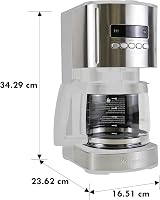 Kenmore Koolatron 12-Cup Drip Coffee Maker 1.8L Glass Pot Digital Display view 6