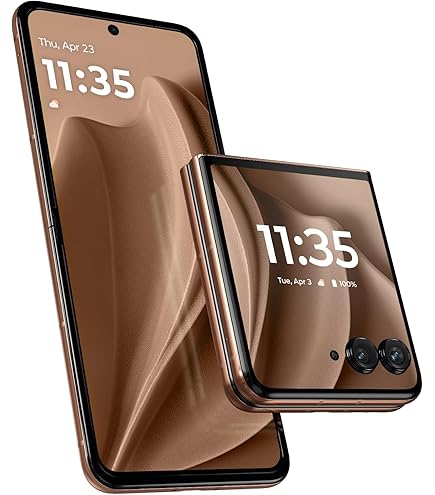 ロロもも Amazon.com: Motorola Razr+ 2025/2024 Mocha Mousse Brown Protective