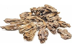 Hygger CO2 20LB Dragon Stone Rock for Aquascaping,Aquarium Decor, Fish Tank Decorations,4-10 Inches Natural Ohko Stone for Fish Tank Landscaping